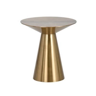 China Stainless Steel Convertible Top Gold Side Tables for sale