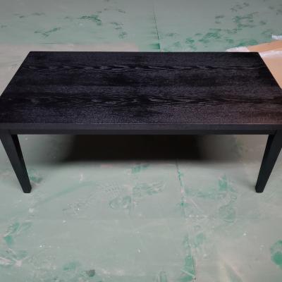 China Luxury black ash coffee table for sale