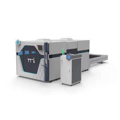 China New Type Fiber Laser Vending Full-enclosed Pit Automatic Cutting Machine for sale