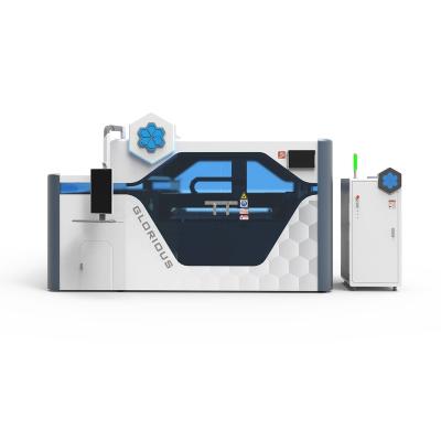 China Water Cooled Multifunction Stainless CNC and Steel Sheet Metal and Tube Fiber Laser Cutting Machine for sale