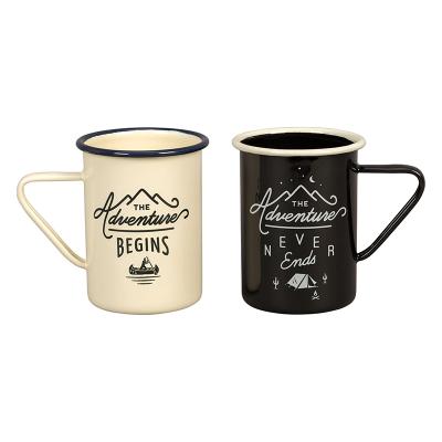 China 350ml 500ml Sublimation 12oz 10oz Quality Guaranteed Quality Sublim 6cm Enamel Mug for sale