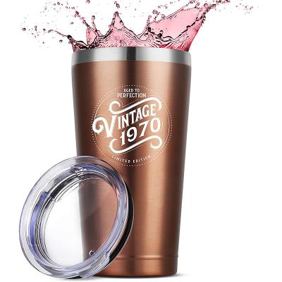 China Viable Wholesale Sublimation Vacuum Insulated 20oz Stainless Steel Double Wall Stainless Steel Enamel Mug for sale