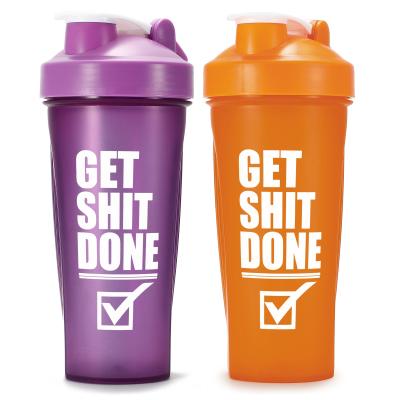 China 2021 viable ready to ship 600ml fitness bpa free plastic spice custom logo gym shaker bottle for protein for sale