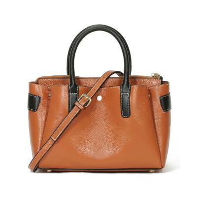 China Lady Cowhide Genuine Leather Women Bag Fashion Purse And Handbags Tote Bag For Ladies for sale