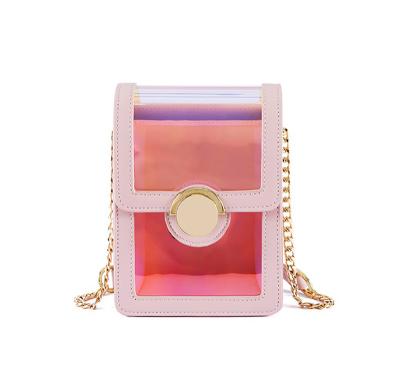 China Fashion Summer Jelly Beach Handbags Crossbody Mini Handbags Women Cell Phone Purses Bag for sale