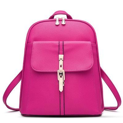 China Luxury Lady Large PU Leather Kids Backpack Cheap School Backpack for sale