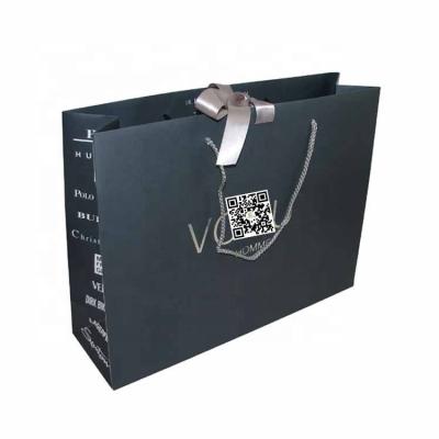 China Handled Custom Printing Gift Advertising Packaging Paper Shopping Bags for sale