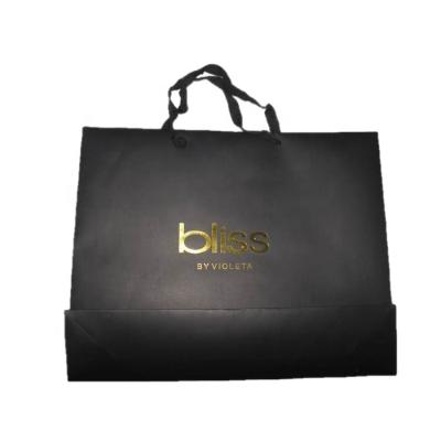 China Recycled Materials Custom Printed Personalized Gift Paper Bag Luxury Shopping Sublimation Tote Paper Bag for sale