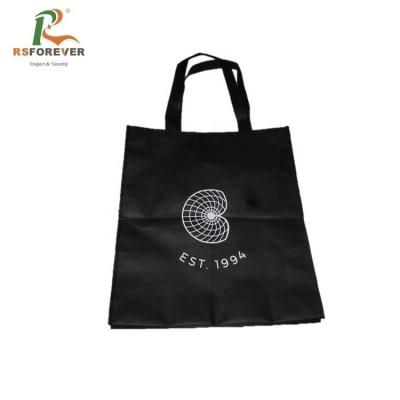 China Custom Woven Shopping Bag Tote Bag Printed Reusable Non Black Handled Color Woven Shopping Bag With Logo for sale