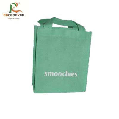 China Customized Reusable Non Woven Handled Tote Shopping Bag Recycled Eco Bag With Logo Printing for sale