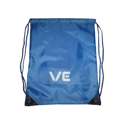 China Wholesale Gym Sports Bag String Suction Custom Printed Polyester Rope Handle Manufacturer Drawstring Travel Backpack for sale