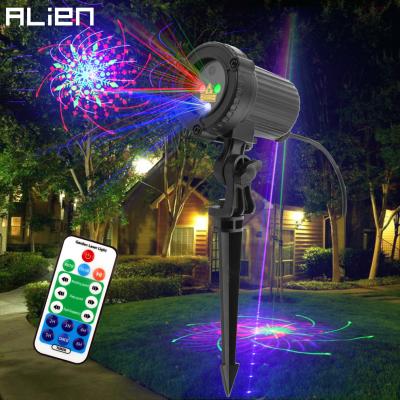 China Moving / 32 Gobo Large RGB Patterns Static Outdoor Laser Christmas Lights For Trees for sale