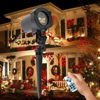 China 2018 New RG Static Snowflake Dots Outdoor Christmas Laser Lights for sale