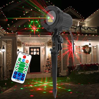 China Still Motion 24 Patterns Outdoor Multi Color Christmas Laser Lights for sale