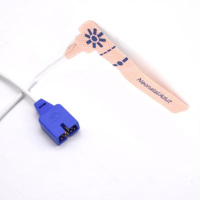 China Compatible Disposable TPU SpO2 Sensor DB 9pin MAX-N adult/neonate OXI spo2 sensor for sale