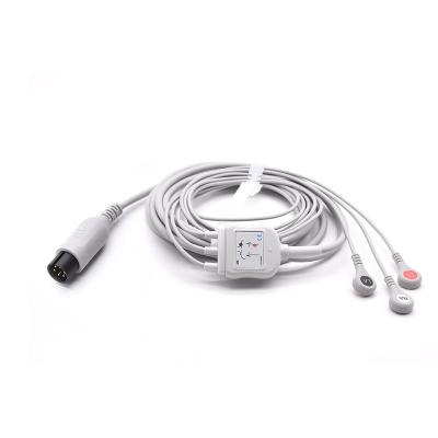 China Compatible TPU COMEN STAR 8000E 8 000H 5000C C80 Direct Linked ECG Patient Cable for sale