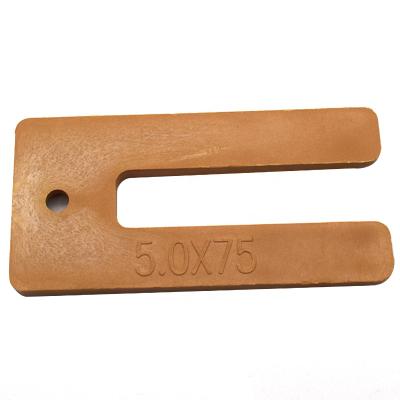 China Modern elehk mix plastic 32mm Window Horseshoe Packers Wedge Window Spacer Plastic Packers for sale