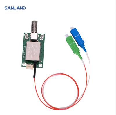 China 1600nm CATV System Sanland SMO28H 1290 to CATV Wavelengths Optical Receiver Module for sale