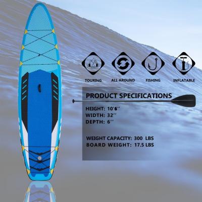 China Dropshipping Products Water Sports 11' SUP Paddle Board Fishing Board All Rounder Inflatable Paddle Board for sale