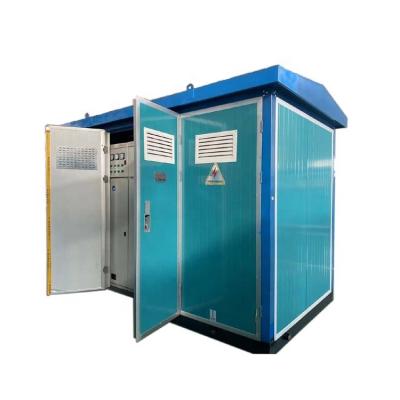 China Factory Directly Sales Power Distribution Outdoor Compact Box Type Transformer Prefabricated Combo Substation 400*220 for sale