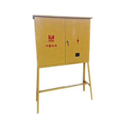 China Temporary Industrial Electrical Power Equipment Custom Metal Metal Low Voltage Power Distribution Cabinet With Elevated Foot for sale