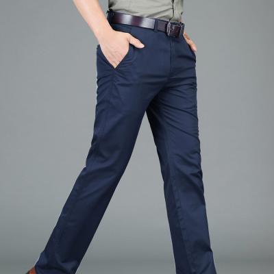 China China Factory Men's Formal Pants Suits Breathable Cotton Casual Custom Golf Pants Men's Trouser Suits for sale