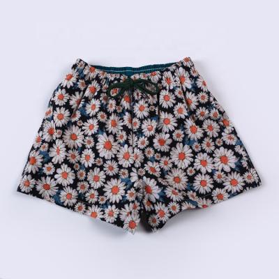 China Wholesale Breathable Polyester Floral Classic Kids Print Swimming Trunks Vintage Knickers Beach Short Shorts for sale