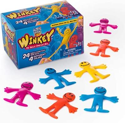 China Toy Stretchy Happy Man Soft Toy /Stress and Anxiety Relief Wiggle Toys for Autism and ADHD for sale