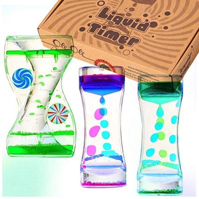 China Minimalist Motion Bubbler Liquid Timer: Sensory Toy for Relaxation, Motion Timer Toy Floating Color Lava Lamp Liquid Timer - Incredibly EFF for sale