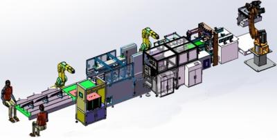 China Fornecimento de energia ATE Equipamento de teste Máquina Linha de montagem automatizada personalizada à venda