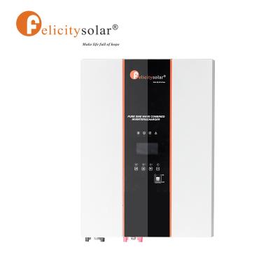 China voltage converter 220v to 110V 48V 6000W solar inverter off grid pure sine wave power PV inverter 615*545*295mm for sale