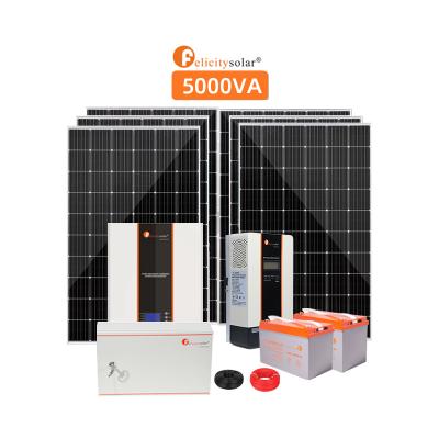 China 5000w cost of 5kw solar panels 10kw solar panel home solar complete home system for sale