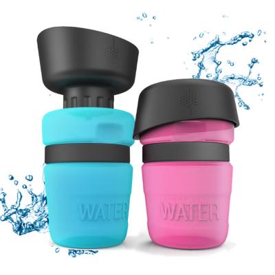 China Non-automatic Collapsible Silicon Material Safety Food Grade Pet Outlet Portable Water Bottle for sale