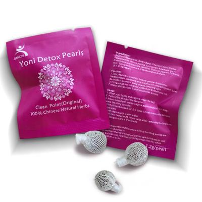 China Female Health Care Vaginal Cleaning Endocrinal Balance Natural and Vaginal Detox Pearls Womb Wellness original Yoni Detox Pearls Private Label Yoni Tampon for sale