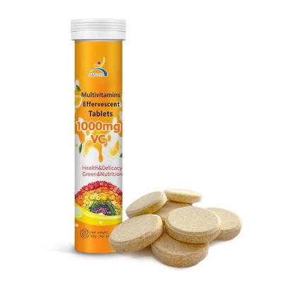 China Various OEM&ODM Anti Aging Fruit Flavor Vc Effervecent Tablets Used For Body Nutritional Supplements for sale