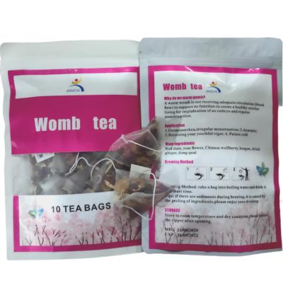 China 100% natural female menstrual herb detox tea pain relief cramp for woman fertility yoni uterus vaginal cleansing enhancing tea for sale