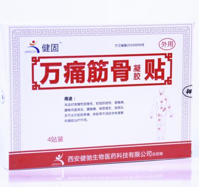 China Relieve Joint Pain and Swelling Caused by Arthritis Joint Pain Relief Soft Tissue Bruise Patch Percutaneous Chinese Herb Plaster for Pain Relief for sale