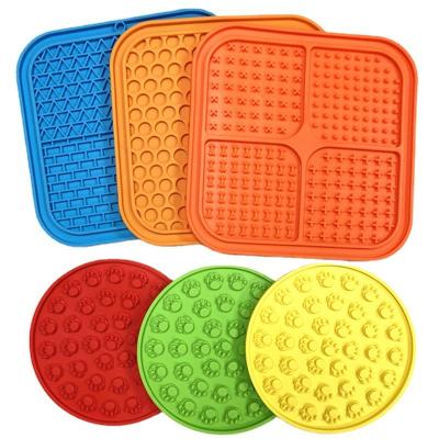 China Sustainable BPA Free Food Grade Pad Dog Treat Dispenser Long Lasting Dog Lick Mat for sale