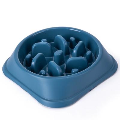 China Interactive Stocked Bloat Stop Pet Bowl For Dog Fast Slow Feeder Plastic Anti-Swallowing Bowl for sale