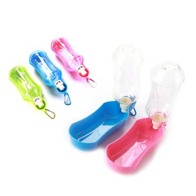 China Hot Automatic Automatic Wholesale Cheap Price For Travel 250ml/500ml Portable Dog Walking Plastic Water Bottle for sale