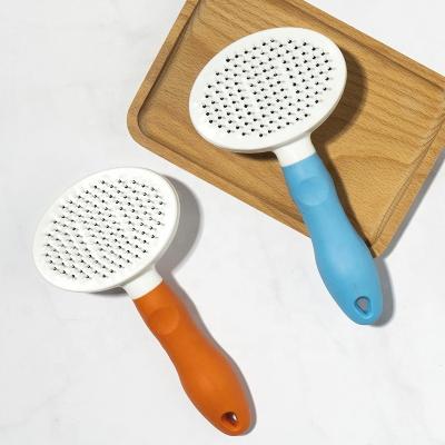 China New Stocked Pet Comb Grooming Hair Removal Brush For Dog Cat Open Knot Needle for sale