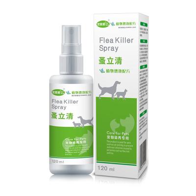 China Dog And Cat Flea Killer Durable Effective Customization Nature Material OEM External Spray for sale