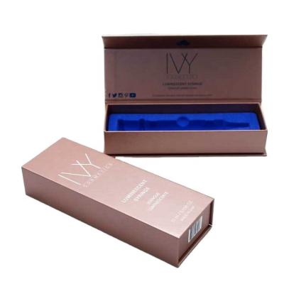 China Luxury Recyclable Wholesale Rigid Sliver Black Kraft Paper Drawer Folding Magnetic Cardboard Custom Logo Printed Gift Wrapping Paper Box for sale