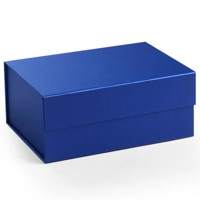 China Wholesale Luxury Folding Paper Gift Box Big Logo Black Rigid Boxes Recyclable Custom Recyclable Packaging Box Cardboard Customized Accept for sale