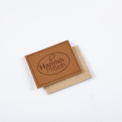 China Suitable Good Quality Popular Product Custom Leather Labels Viable Prices Adjust for sale