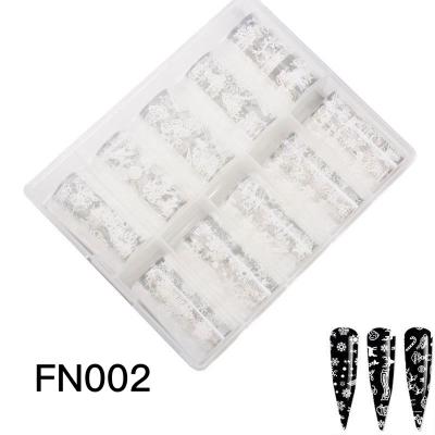 China Plastic Art Plastic Hot Transfer Foils Nail Sticker For Sale for sale