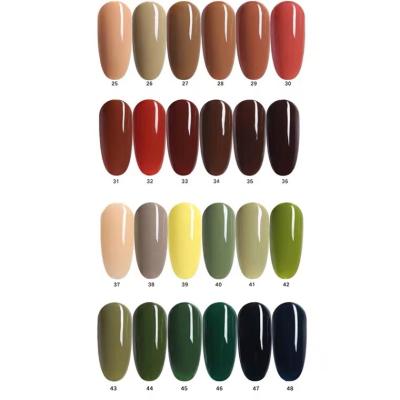 China Nail Salon 12Colors Free Sample Color With Glitter Custom UV Gel Nail Polish for sale