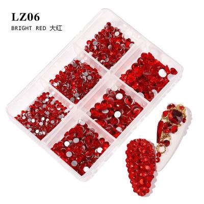 China Easy Apply FREE SAMPLE Art Salon Rhinestones Mix Size Bling Glass Crystal For Nail Arts Decoration for sale