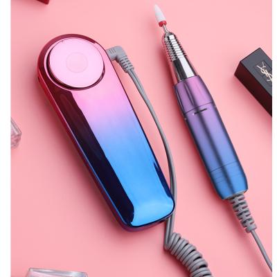 China 30000rpm Professional Plastic Nail Art Salon E-File Product Tool Kit Pedicure Manicure Pedicure Portable Electric Drill for sale