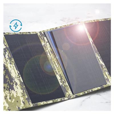 China Hot Selling Amazon Dual Folding Solar Panel 20W 30W USB Tablet Charger solar paneles for mobile phone, powerbanks, backpacks 290*190*32mm for sale